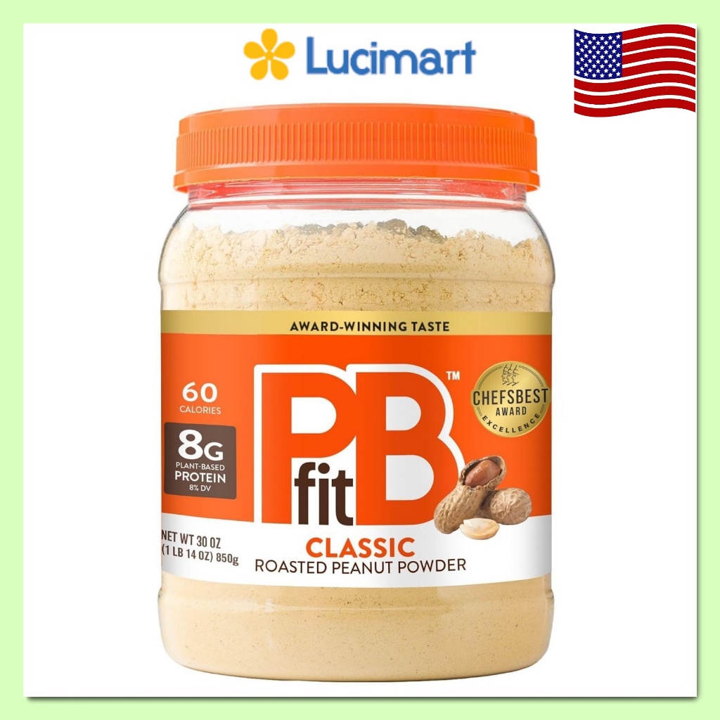 Bột bơ đậu phộng PBfit Peanut Butter Powder Classic [Hàng Mỹ]