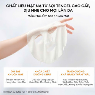 [COMBO 50] Mặt nạ MINJYN dưỡng ẩm, làm sáng da, hỗ trợ ngăn ngừa lão hóa mờ thâm cải thiện làn da