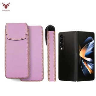 Bao da đứng Samsung Galaxy Z Fold 4 | 5 | 6 |7 | Honor | Huawei [điện thoại không ốp lưng] theo yêu cầu Manory Leather