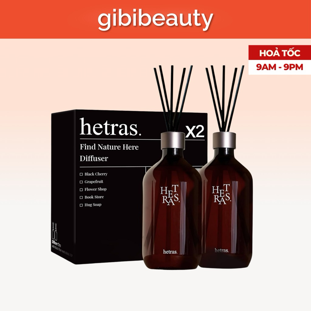 Khuếch tán tinh dầu thơm phòng HETRAS Premium Diffuser