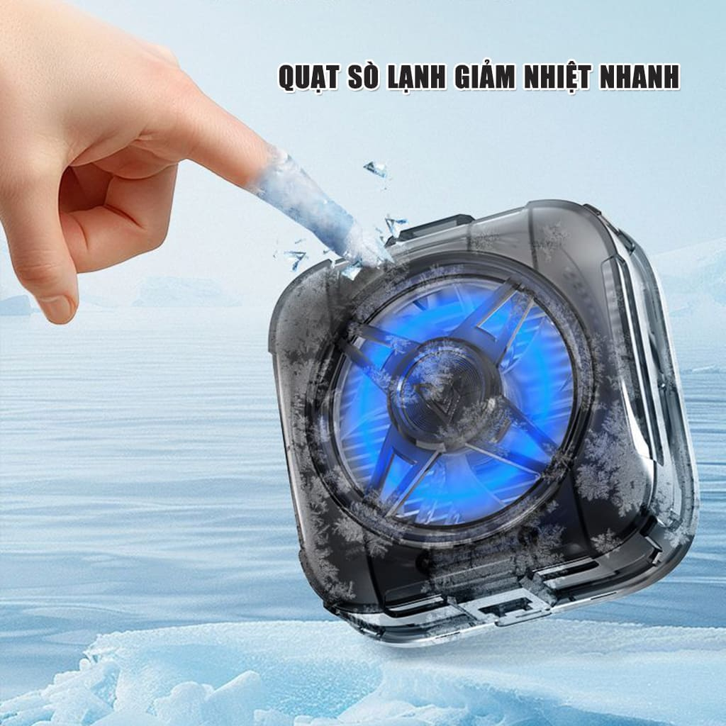 Sò lạnh tản nhiệt điện thoại F49 Pro quạt từ tính có ngàm kẹp rời giảm nhiệt nhanh hỗ trợ tăng FPS Gaming Liên Quân PUBG | BigBuy360 - bigbuy360.vn