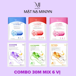 [COMBO 30] Mặt nạ giấy dưỡng da dưỡng trắng cấp ẩm thải độc chống lão hóa