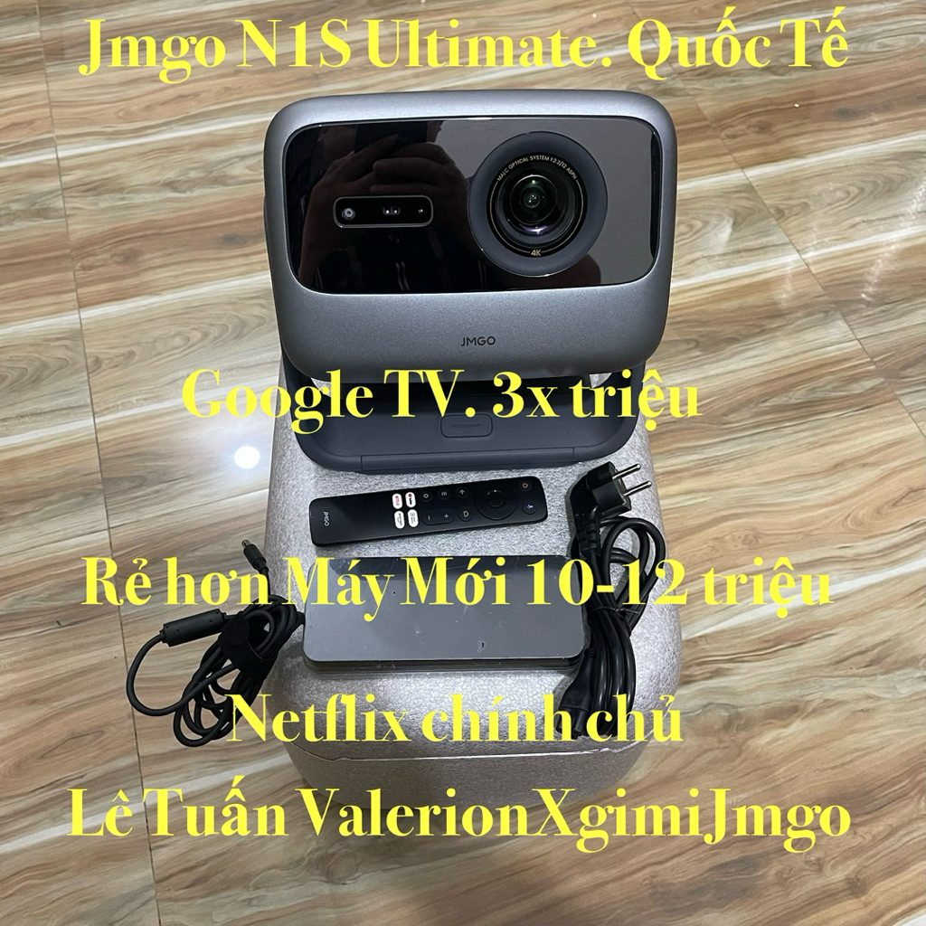 Máy Chiếu Jmgo N1S Ultimate. 34tr. Used rẻ hơn New 10-12triệu Bảo Hành 6 Tháng giá siêu tốt cho ae k