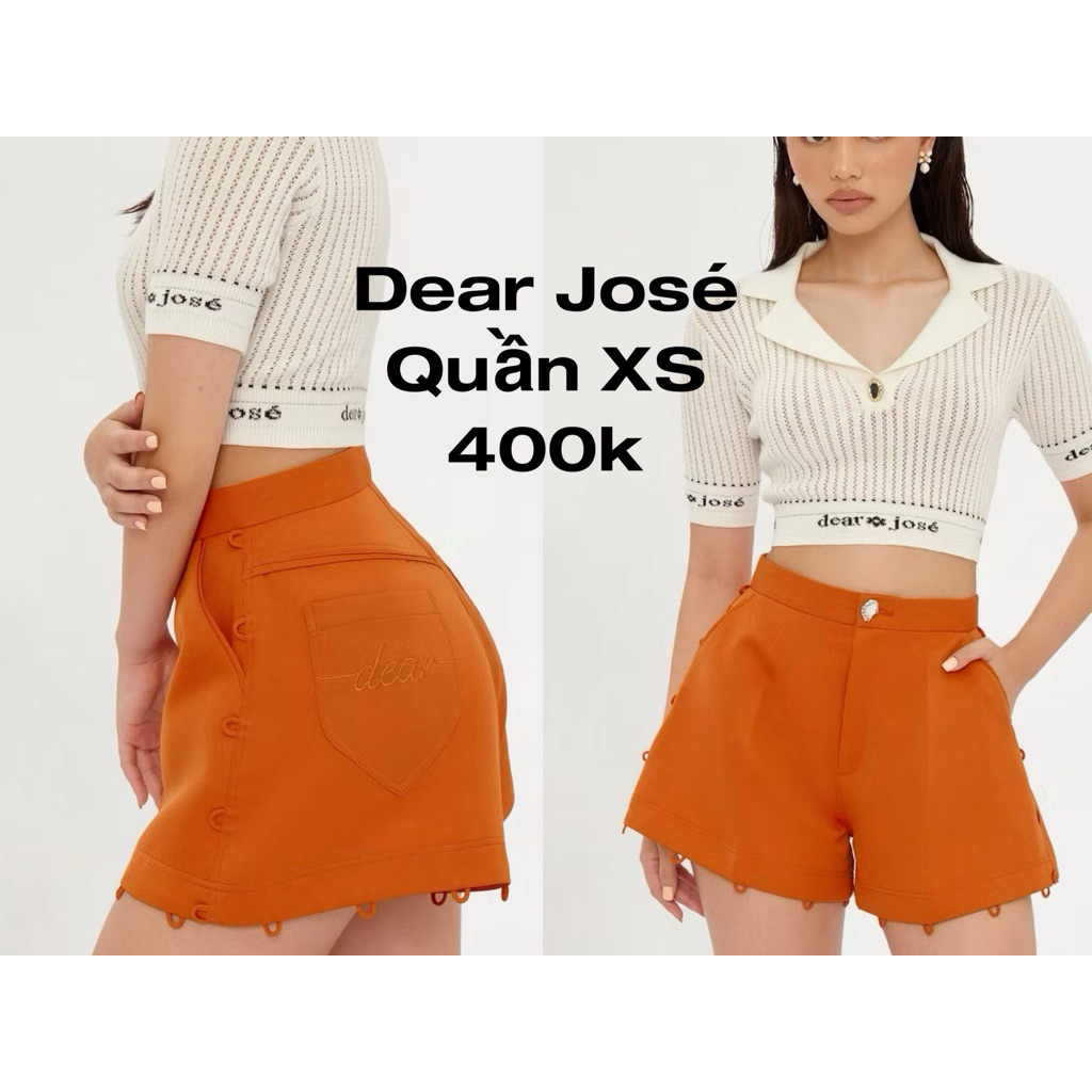 Quần Cintra cam đất Dear Jose - XS