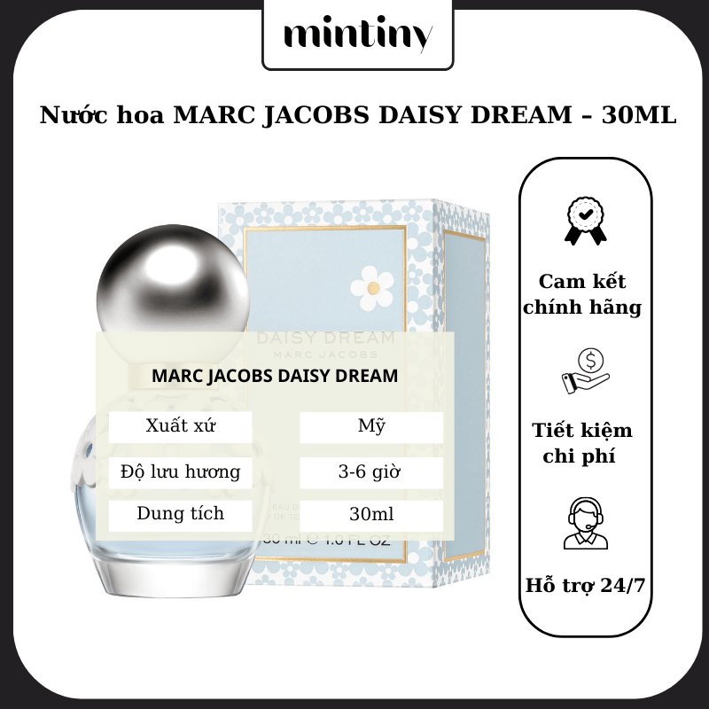 Nước hoa MARC JACOBS DAISY DREAM – 30ML