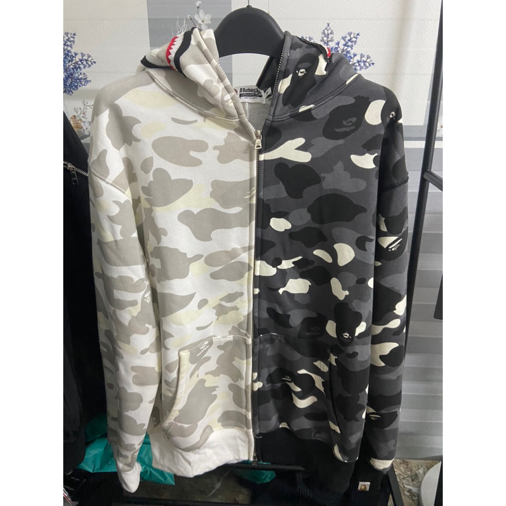 áo khoác bape 2 zip