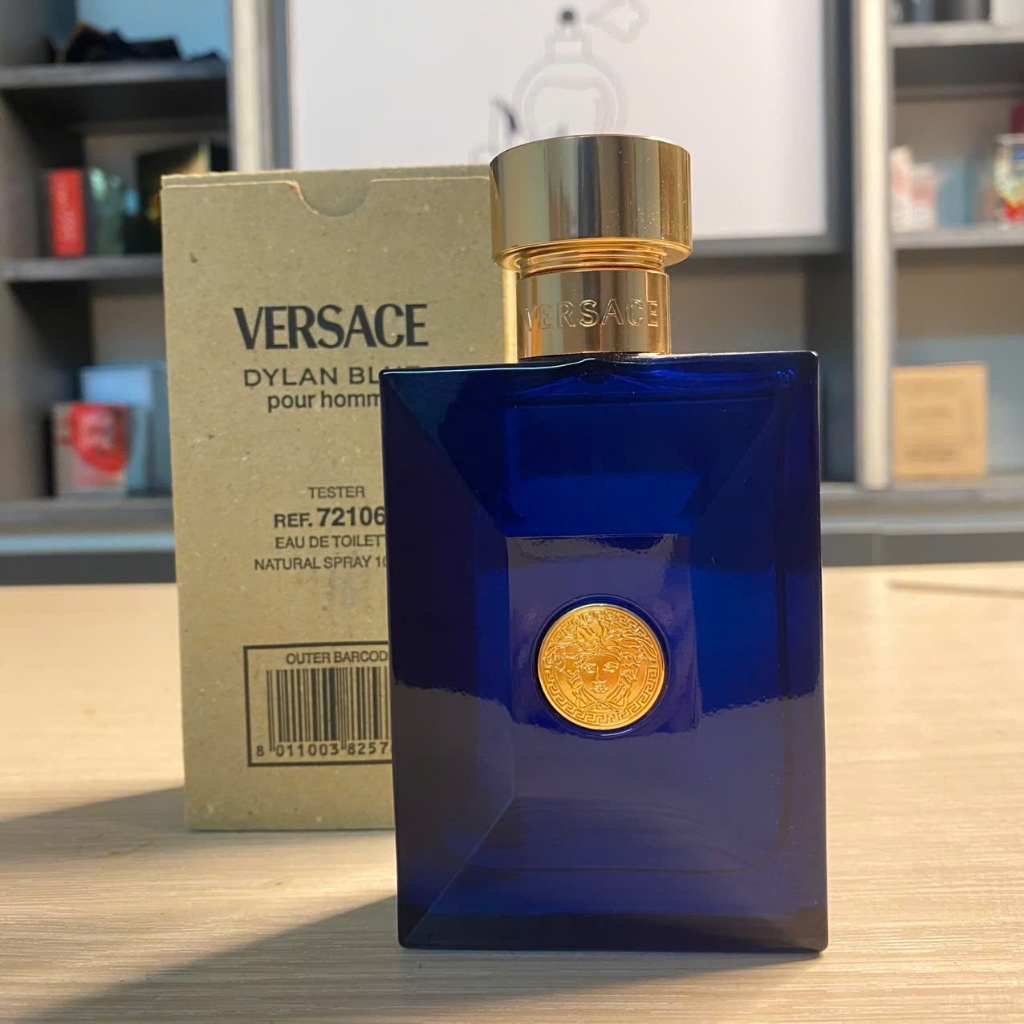 Nước Hoa Nam Versace Dylan Blue EDT 100ml Tester Chính Hãng | Hộp Giấy | Mùi Tươi Mát Nam Tính