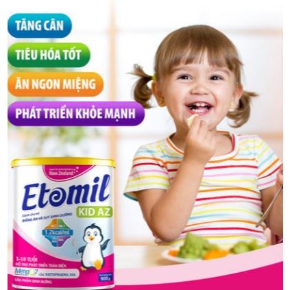 SỮA TĂNG CÂN CHO TRẺ BIẾNG ĂN, CHẬM LỚN ETOMIL KID AZ 900G - ETOMIL