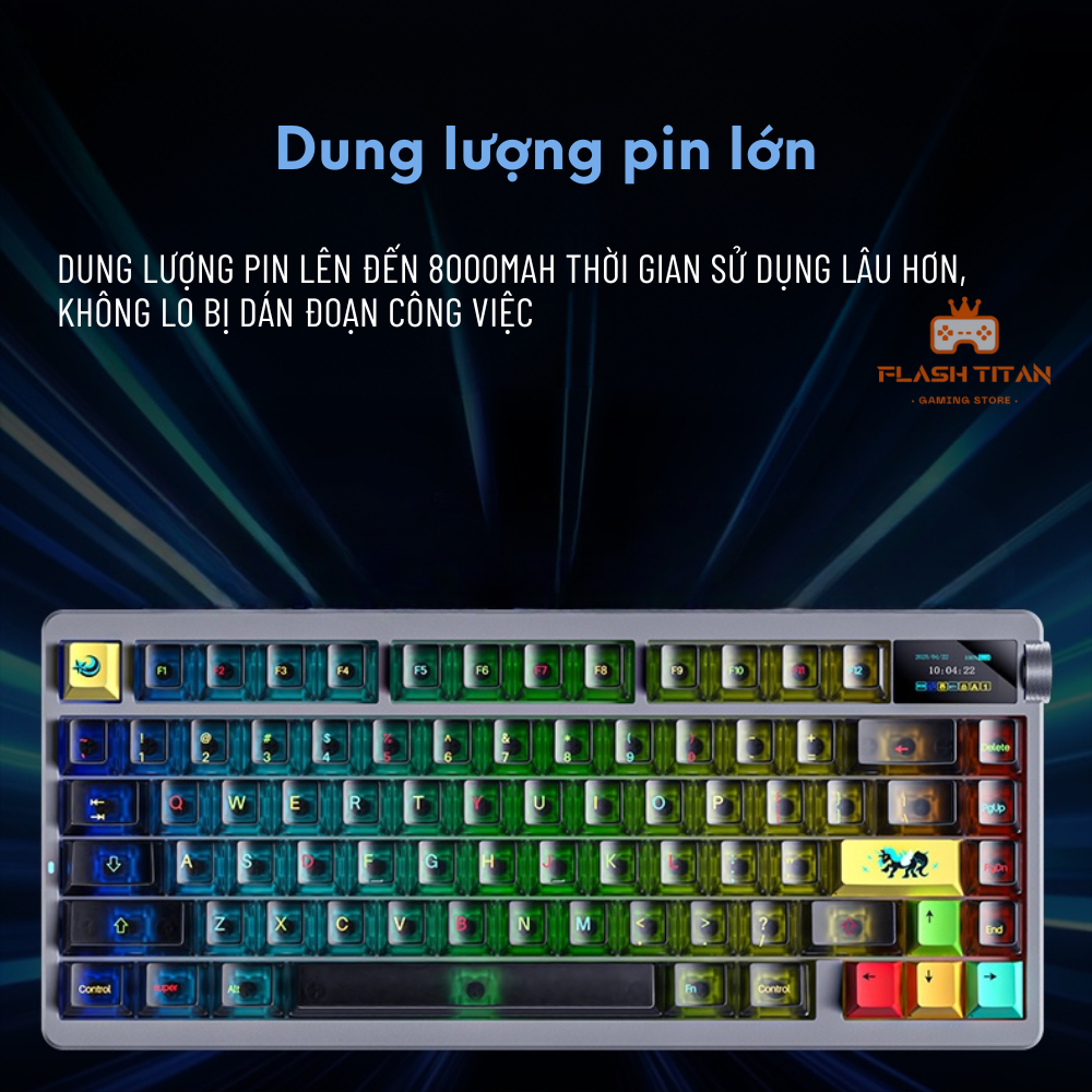 Bàn phím cơ không dây Aula NOVA75 - Led RGB mạch xuôi - Màn LED có app tùy chỉnh - Bảo  hành 1 năm | BigBuy360 - bigbuy360.vn