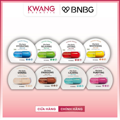 [KW] Hộp 10 Miếng Mặt Nạ BNBG Dưỡng Ẩm, Sáng Da Vita Genic Jelly Mask 30ml Chính Hãng