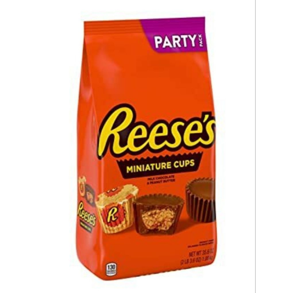 Socola bơ đậu phộng siêu ngon Reese's Mỹ gói lớn 1kilogram Miniature Cups