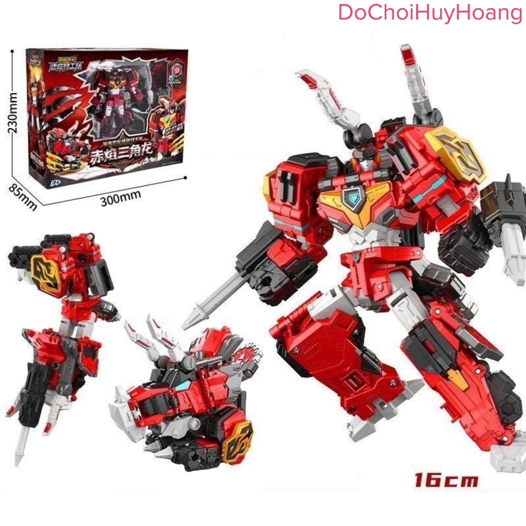 Đồ chơi Miniforce 7 DINOID Lực lượng nhí 7 robot Burning Cera biệt đội siêu nhân nhí