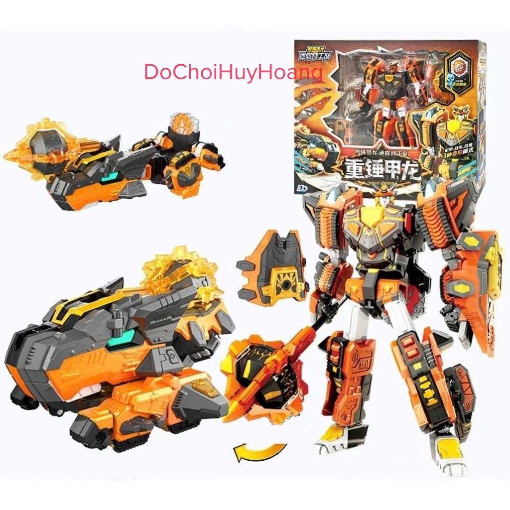 Đồ chơi Miniforce 7 DINOID Lực lượng nhí 7 robot Magma Kylo biệt đội siêu nhân nhí