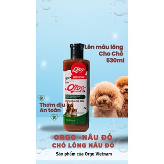Orgo 530- Sữa tắm chó mèo thú cưng (10 loại 530ml) sp sữa tắm thú cưng của cty Orgo (không phải sữa tắm SOS)