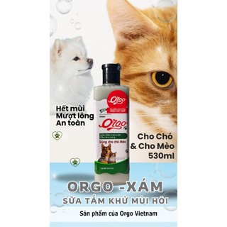 Orgo 530- Sữa tắm chó mèo thú cưng (10 loại 530ml) sp sữa tắm thú cưng của cty Orgo (không phải sữa tắm SOS)