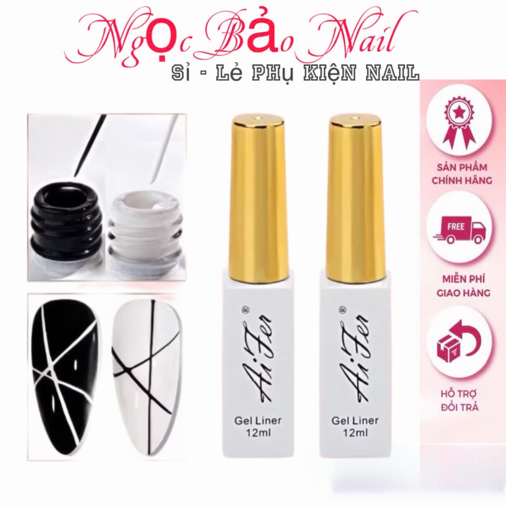 Cọ nét Aifen  , Cọ nét Trắng, Đen ( Hàng Sịn )