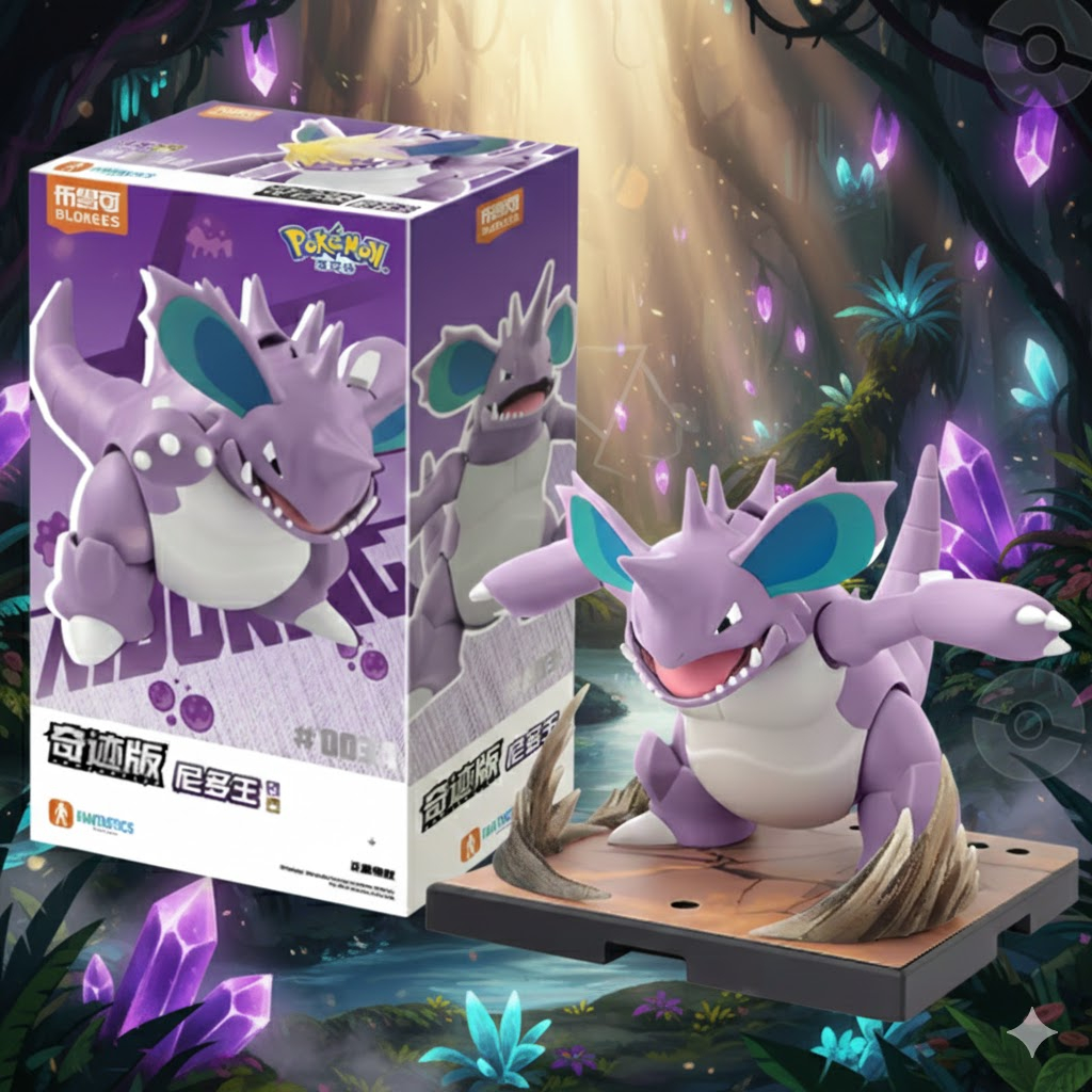 Mô Hình Pokémon Fantastics Series Nidoking – Blokees EP30 Chính Hãng
