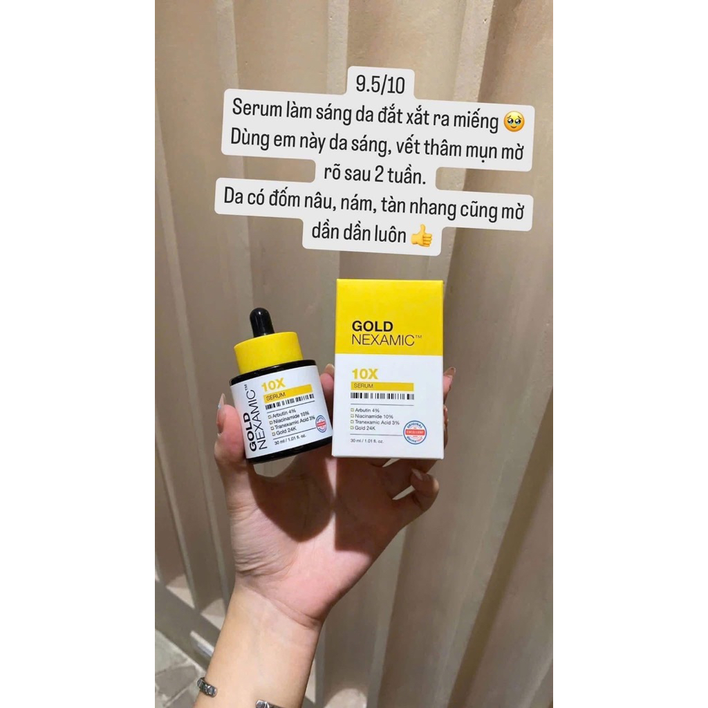 [Hàng cty] Tinh Chất Serum Dưỡng Sáng Da, Chống Lão Hóa, Mờ Thâm Nám Đa Tầng Anodin 10X Goldnexamic 
