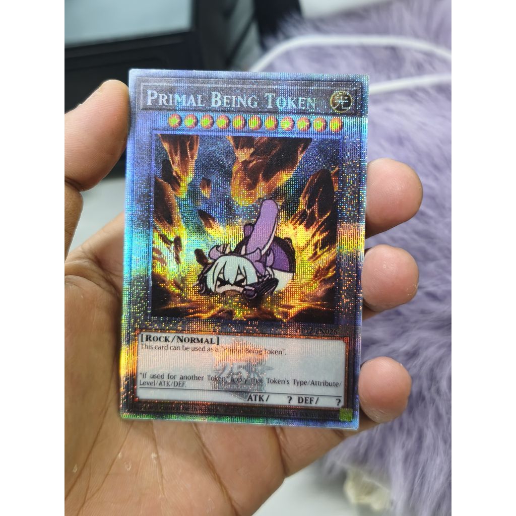 [ Thẻ bài Orica] Primal Being Token Foil QCSR