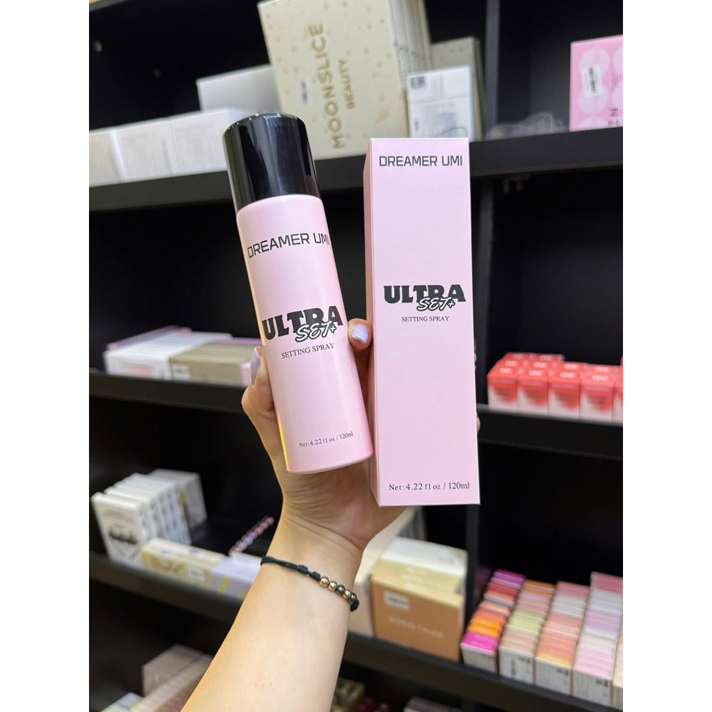 [CHÍNH HÃNG 100%] XỊT KHOÁ NỀN DREAMER UMI ULTRA SET + SETTING SPRAY MẪU MỚI