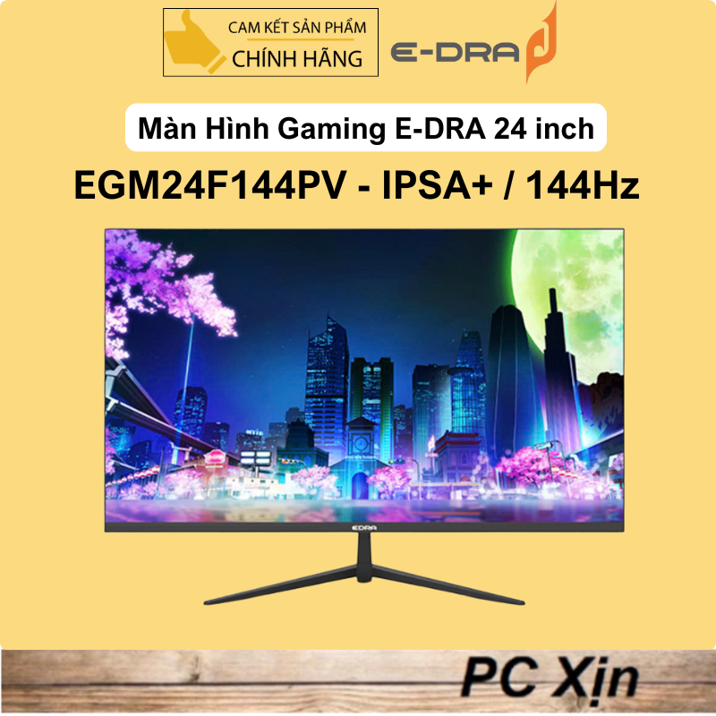 Màn hình Gaming EDRA EGM24F144PV 24 inch / EGM27F144PV 27 inch  FullHD 144Hz (Chính hãng)