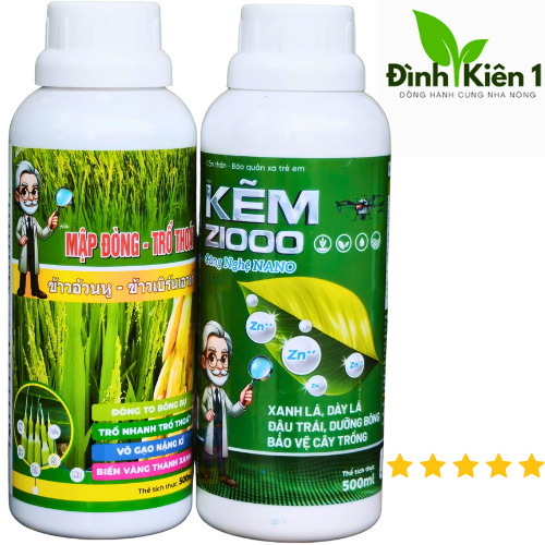BỘ ĐÔI MẬP ĐÒNG - TRỔ THOÁT CHAI 500ML + KẼM Z1000 CHAI 500ML - ĐÒNG TO , BÔNG BỰ . DÀY LÁ.. LIỀU LƯ