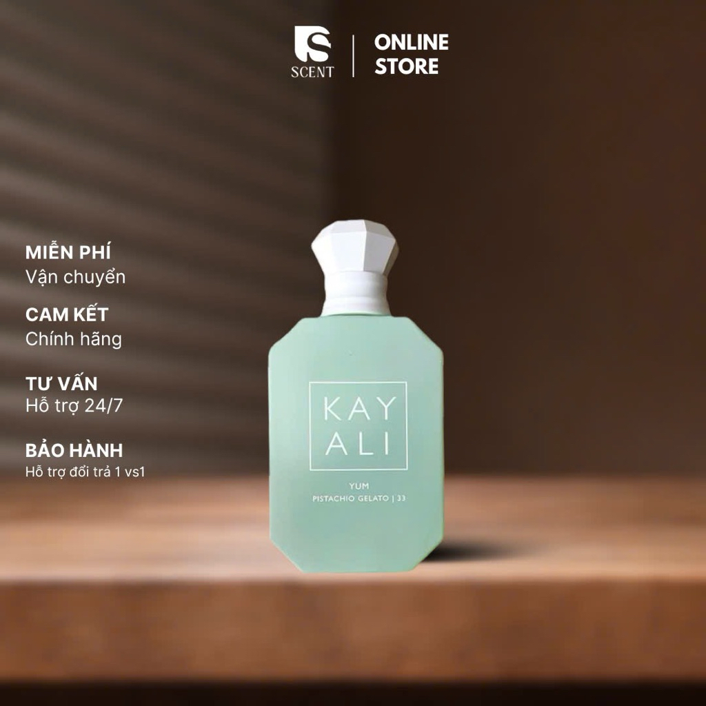 [SSCENT] Kayali Yum Pistachio Gelato 33 | Nước hoa