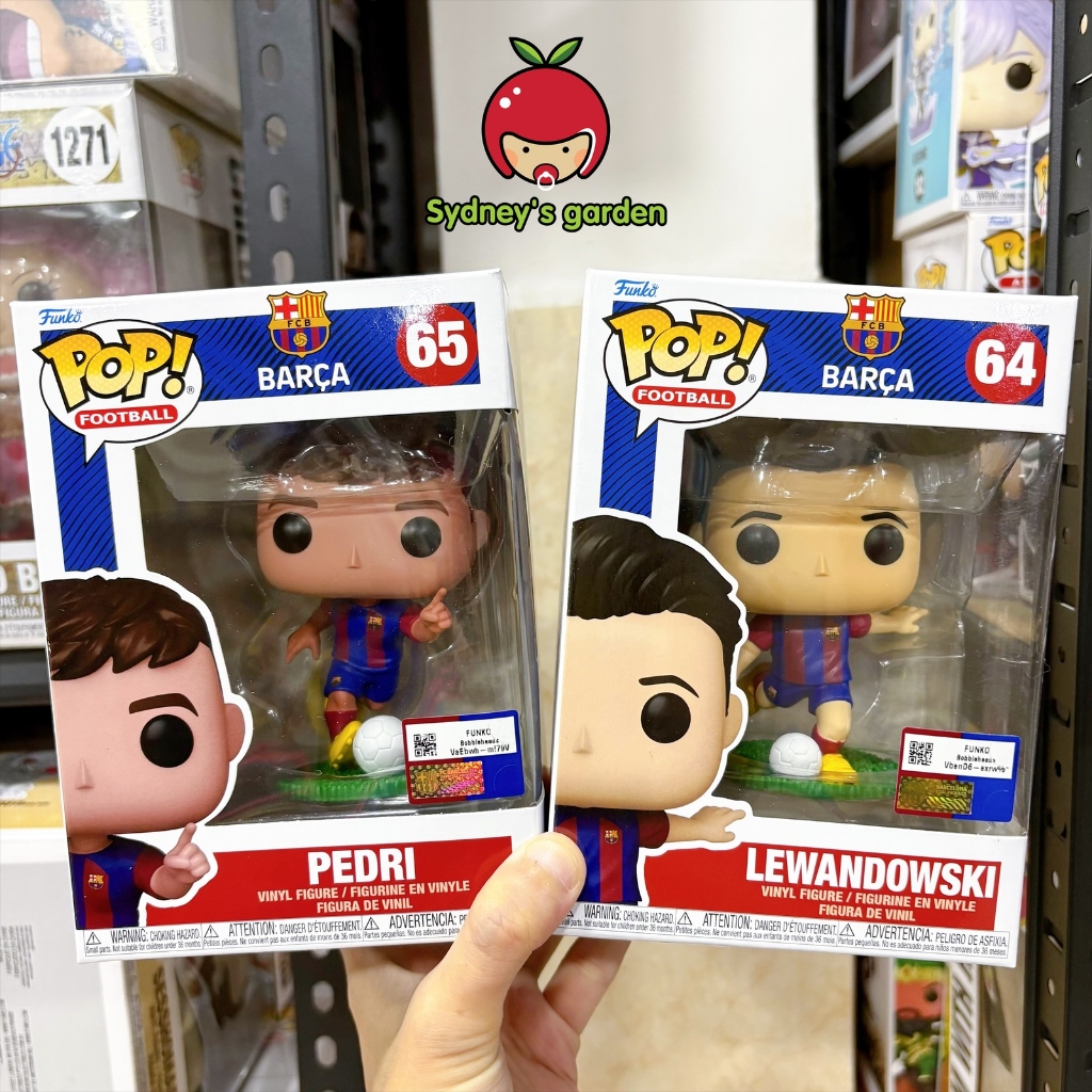 Mô hình Funko Pop FOOTBALL - PEDRI & LEWANDOWSKI (BARCELONA)