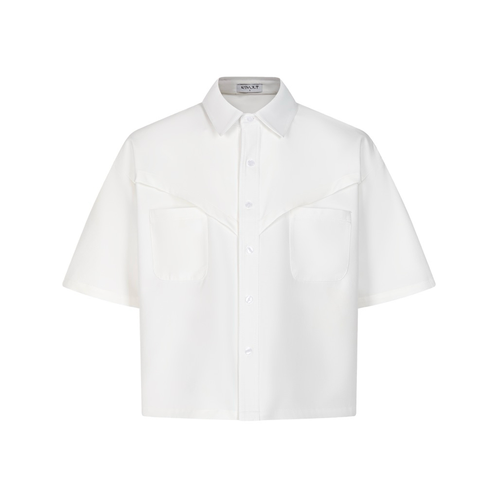 REVOLT | ÁO SƠ MI BOXY "AERIS BOXY SHIRT" *White