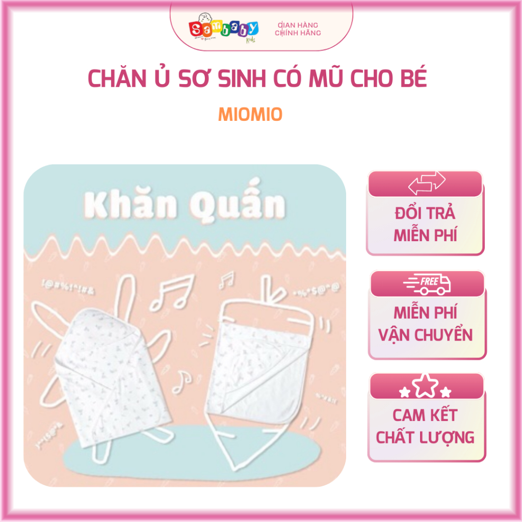 XẢ KHO Chăn ủ cho bé sơ sinh Mio Mio