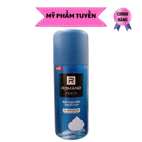 Bọt cạo râu Romano force 175ml