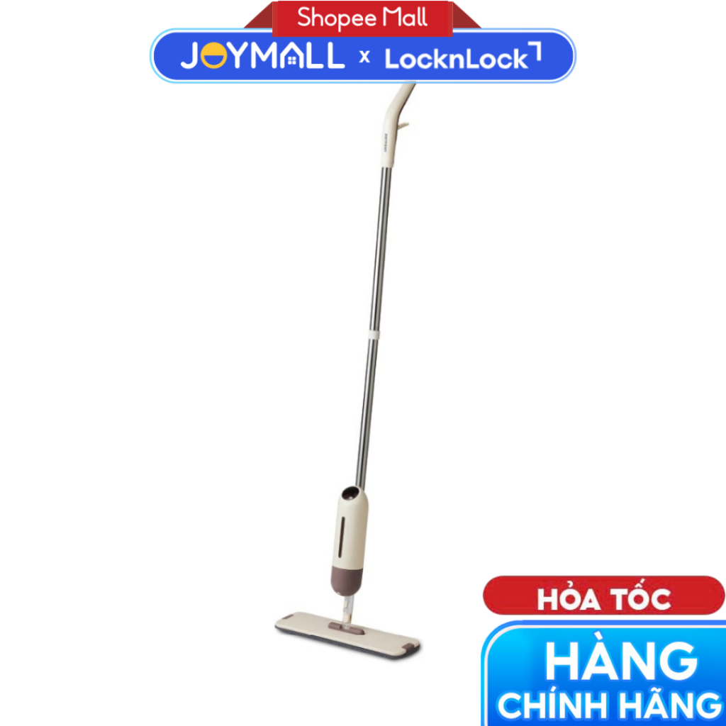 Cây Lau Nhà Xịt Nước LocknLock Capsule Spray Mop ETM472, Hàng Chính Hãng, Phun Nước Diện Rộng - JoyM