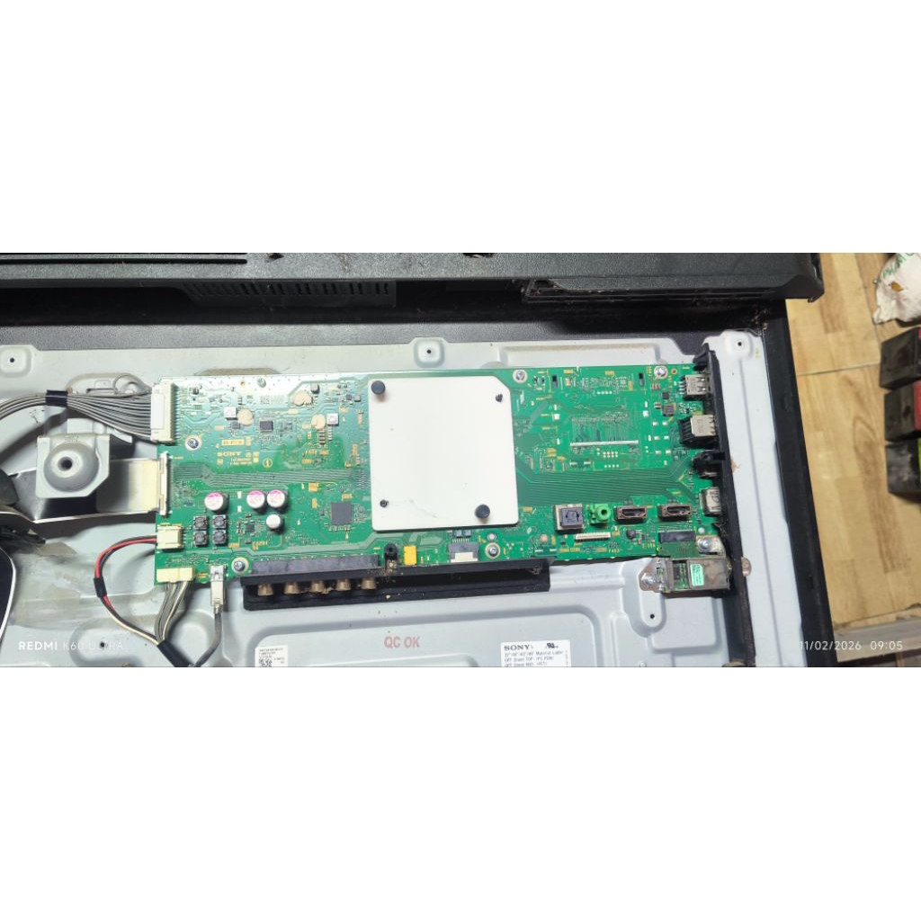 bo khiển+ bo nguồn tivi Sony KD-43X8000E