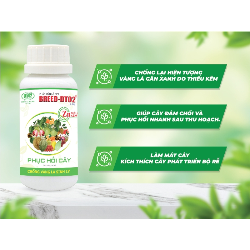 Breed DT02 Siêu bo kẽm 240ml