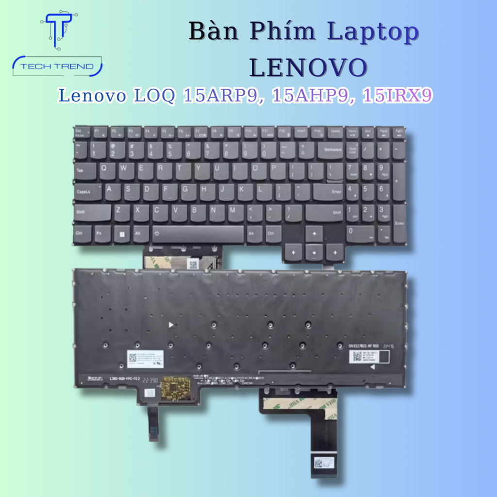 Bàn phím laptop Lenovo LOQ 15ARP9, 15AHP9, 15IRX9 - bảo hành toàn quốc