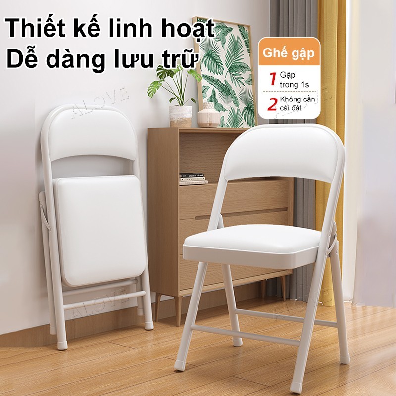 ALOVE Ghế gấp tiện dụng đa năng chắc chắn gọn nhẹ dùng cho gia đình văn phòng học tập du lịch | BigBuy360 - bigbuy360.vn