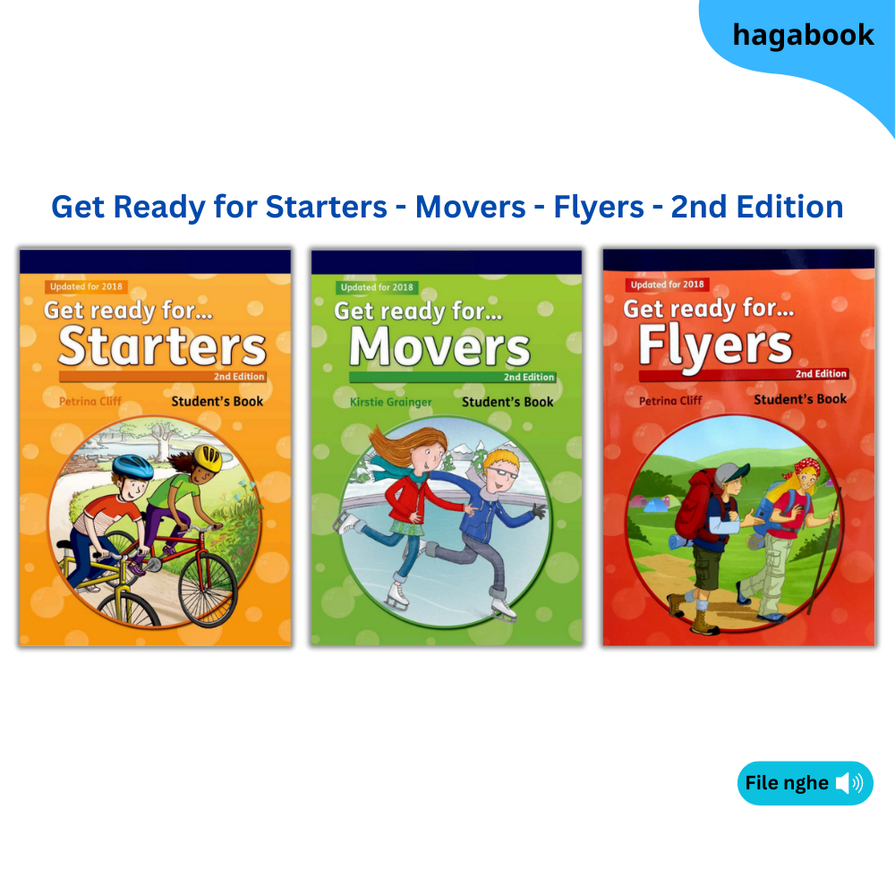 Sách Get Ready for Starters - Movers - Flyers 2nd Edition - In màu sắc nét