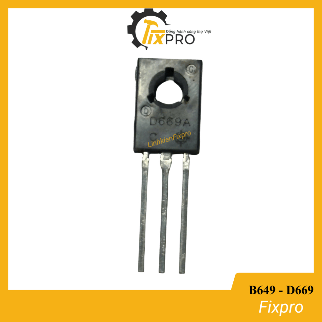 Transistor D669A 2SD669A NPN 1.5A 160V TO-126 chất lượng tốt ( túi 6 cái )