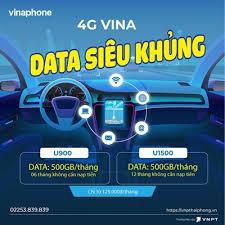 Sim U1500 5G - Sim Vinaphone 500Gb/tháng không cần nạp, có làm esim