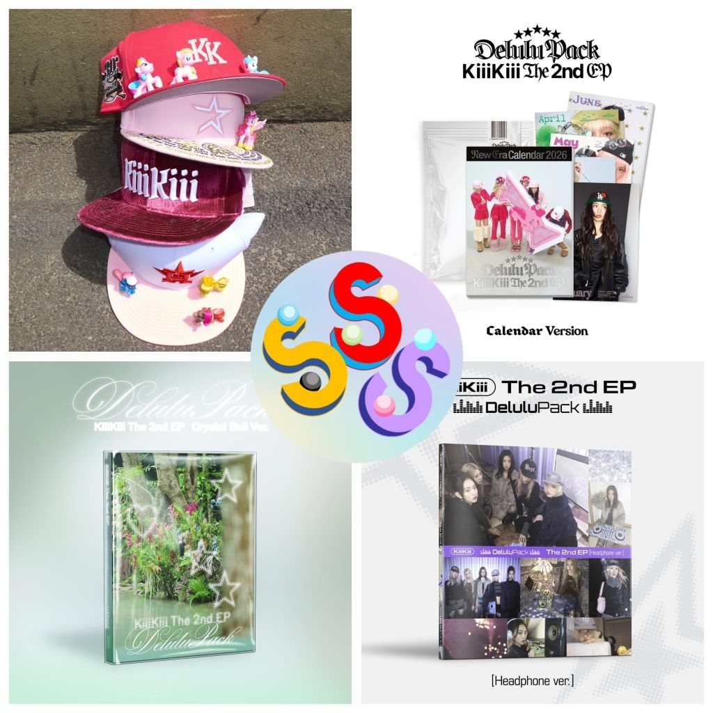 (ĐẶT HÀNG TỪ 18H ĐẾN 6H) Album ảnh [Delulu Pack] - KiiiKiii chính hãng Hàn Quốc