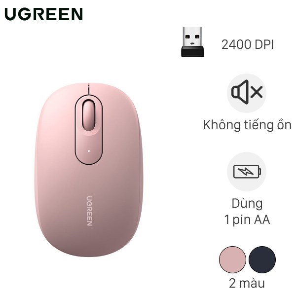[HỎA TỐC] Chuột Không Dây Silent Ugreen MU105 Chính Hãng Bảo Hành 12 Tháng