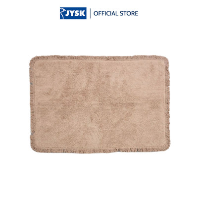 Thảm phòng tắm | JYSK KARLSVIK | cotton | vàng cát đậm | R60xD90cm