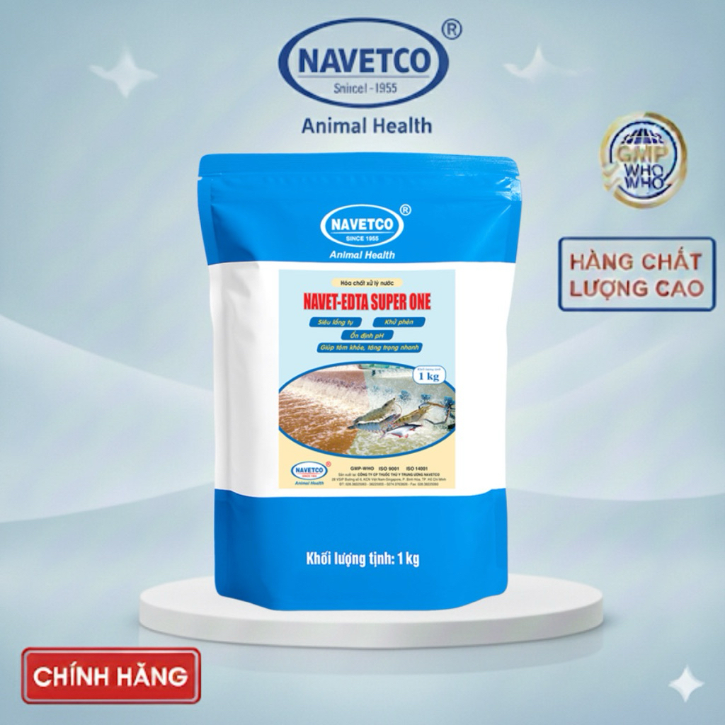 NAVET-EDTA SUPER ONE _ Siêu lắng tụ - Khử phèn - Ổn định pH