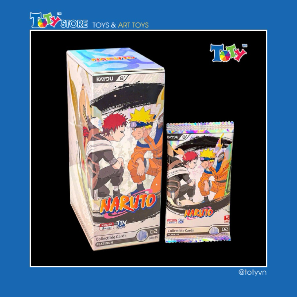 [CHÍNH HÃNG] (MUA 1 TẶNG 1) (full box 50 card) Card bo góc Naruto - Jin Chapter - 2 - Kayou - KN09