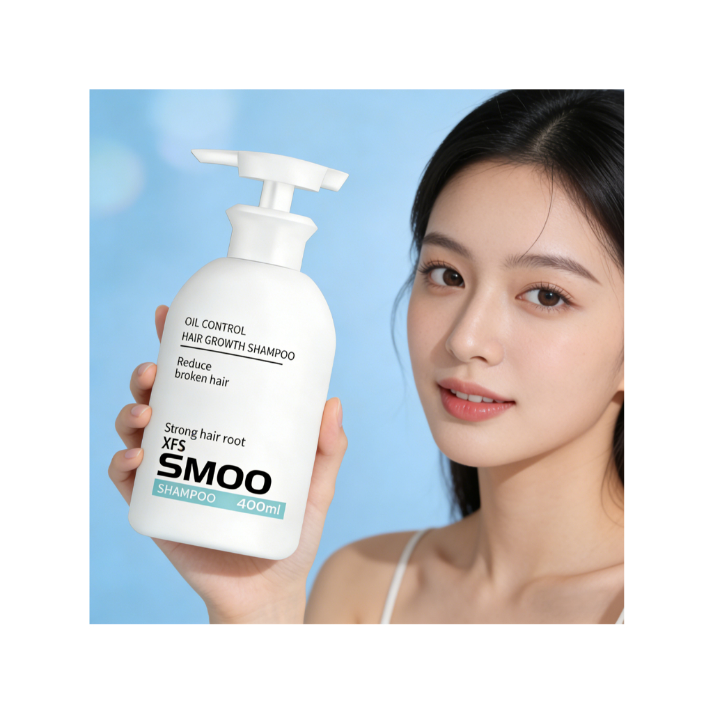 Dầu Gội Đầu XFSSMOO giúp giữ cho tóc chắc khỏe và mượt mà thích hợp cho da nhờn giúp giảm nhờn hỗ tợ