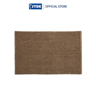 Thảm phòng tắm | JYSK SANDHEM | polyester/cotton | vàng cát đậm | R50xD80cm