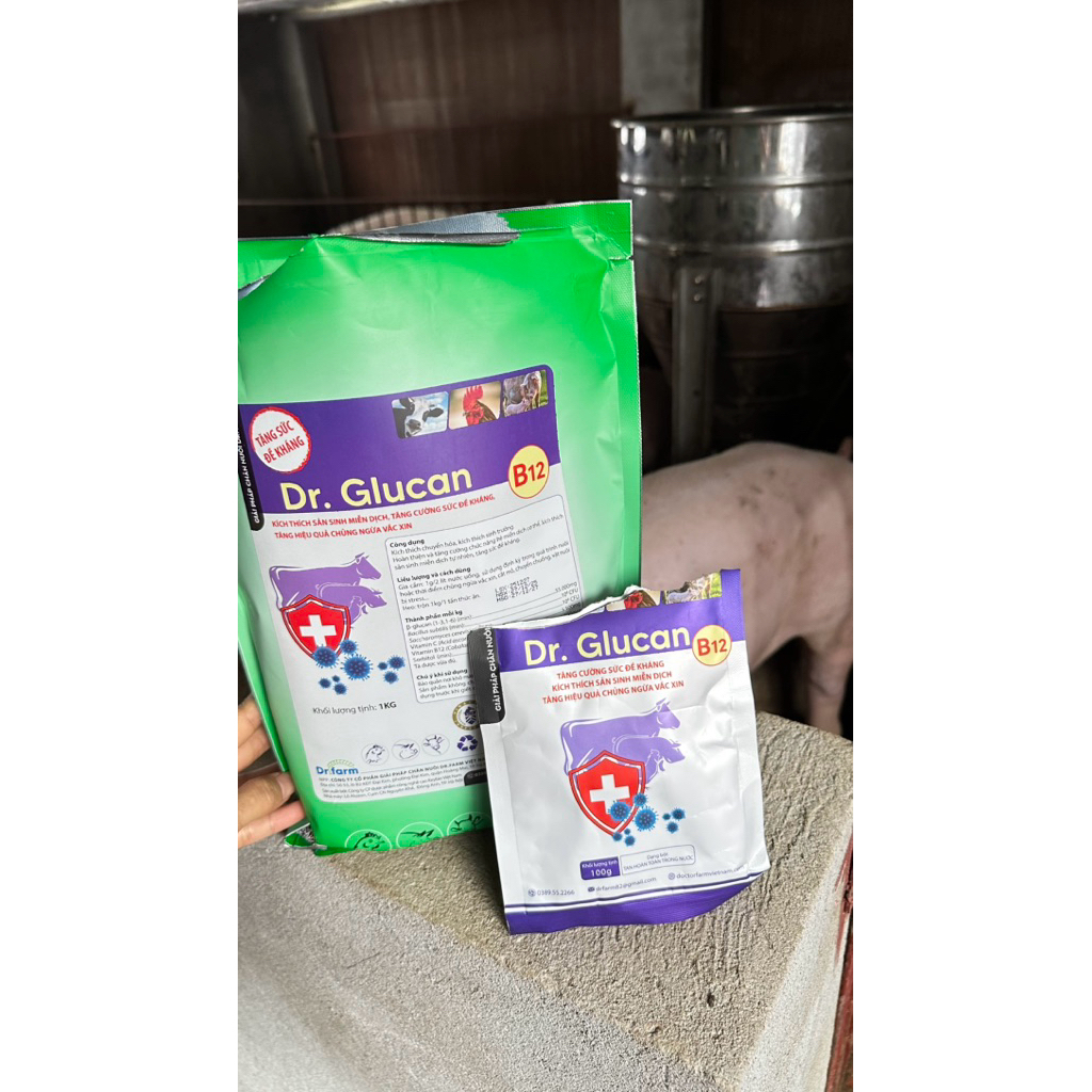 Glucan B12 - Dr glucan B12 - tăng cường sức đề kháng, tăng hiệu quả khi làm vacxin