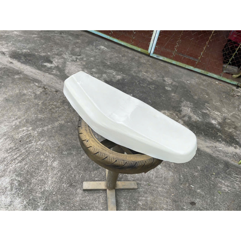 Mút Yên 2 Tầng Cho Wave Nhỏ, Wave Thái, Wave Zx, Form Yên Mút Trắng