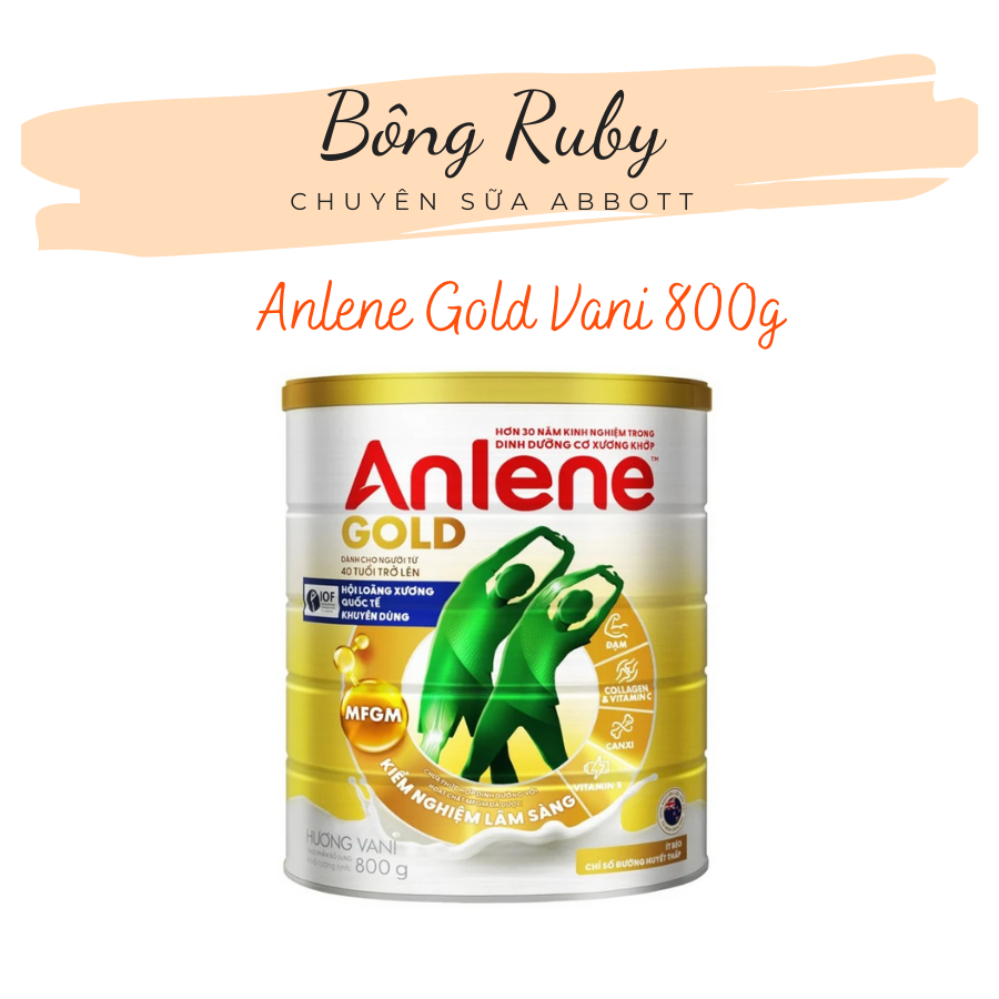 Sữa Bột Anlene Gold Hương Vani 800g