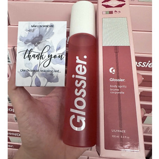 Xịt Body Mist Glossier Lilyhaze Body Fragrance Mist Fullsize 100ml Bill Sephora USA